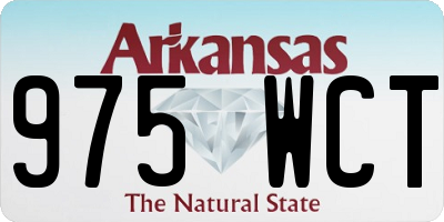 AR license plate 975WCT