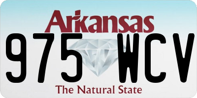 AR license plate 975WCV