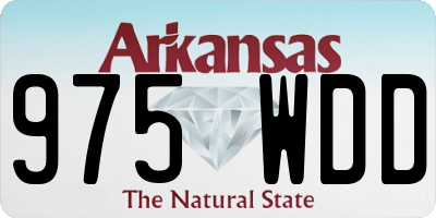 AR license plate 975WDD