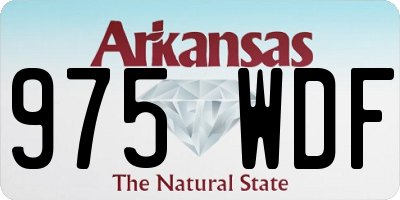 AR license plate 975WDF