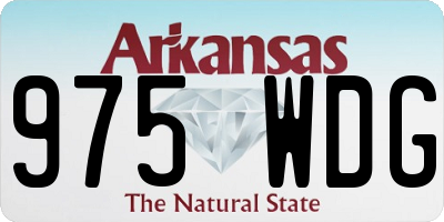 AR license plate 975WDG