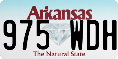 AR license plate 975WDH