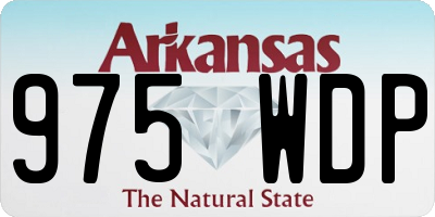 AR license plate 975WDP