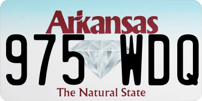 AR license plate 975WDQ