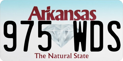 AR license plate 975WDS