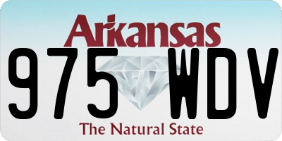 AR license plate 975WDV