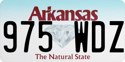 AR license plate 975WDZ