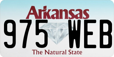 AR license plate 975WEB