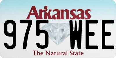 AR license plate 975WEE
