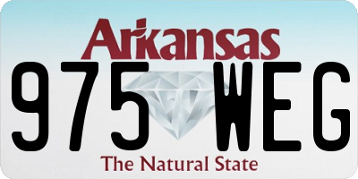 AR license plate 975WEG