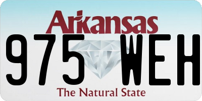 AR license plate 975WEH
