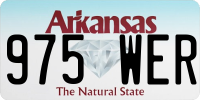 AR license plate 975WER