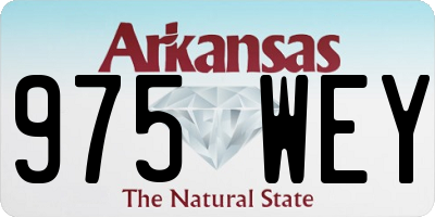 AR license plate 975WEY