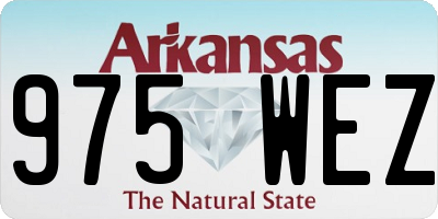 AR license plate 975WEZ