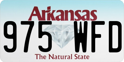 AR license plate 975WFD