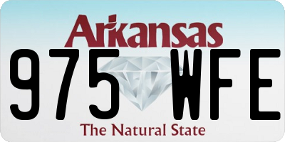 AR license plate 975WFE