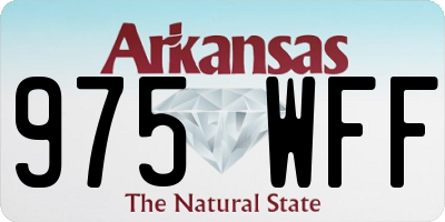 AR license plate 975WFF