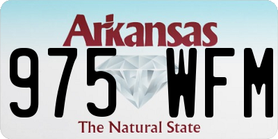 AR license plate 975WFM
