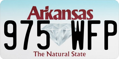 AR license plate 975WFP