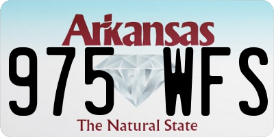 AR license plate 975WFS