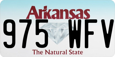 AR license plate 975WFV