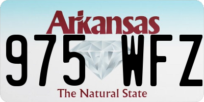 AR license plate 975WFZ