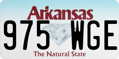 AR license plate 975WGE