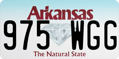 AR license plate 975WGG