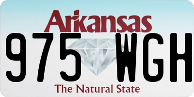 AR license plate 975WGH