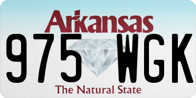AR license plate 975WGK