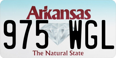 AR license plate 975WGL
