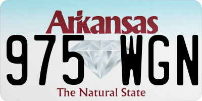 AR license plate 975WGN
