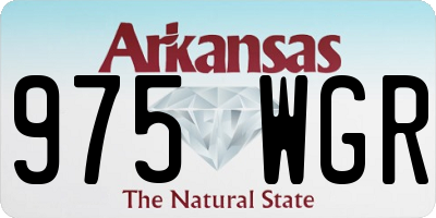 AR license plate 975WGR