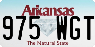 AR license plate 975WGT