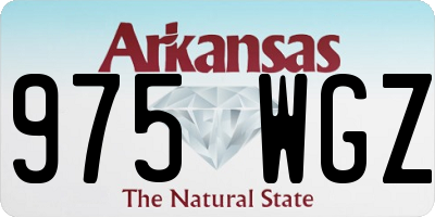 AR license plate 975WGZ