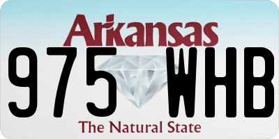 AR license plate 975WHB