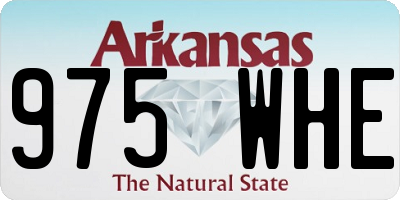 AR license plate 975WHE
