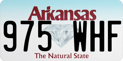 AR license plate 975WHF