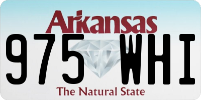 AR license plate 975WHI