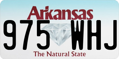 AR license plate 975WHJ