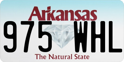 AR license plate 975WHL