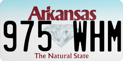AR license plate 975WHM