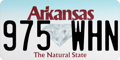 AR license plate 975WHN
