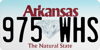 AR license plate 975WHS