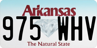 AR license plate 975WHV