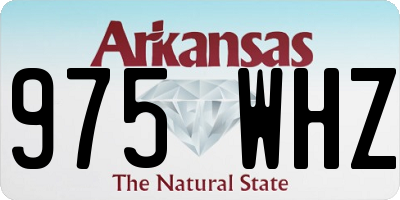 AR license plate 975WHZ