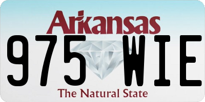 AR license plate 975WIE