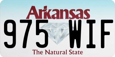 AR license plate 975WIF