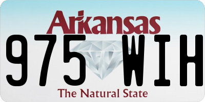 AR license plate 975WIH