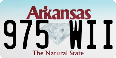 AR license plate 975WII